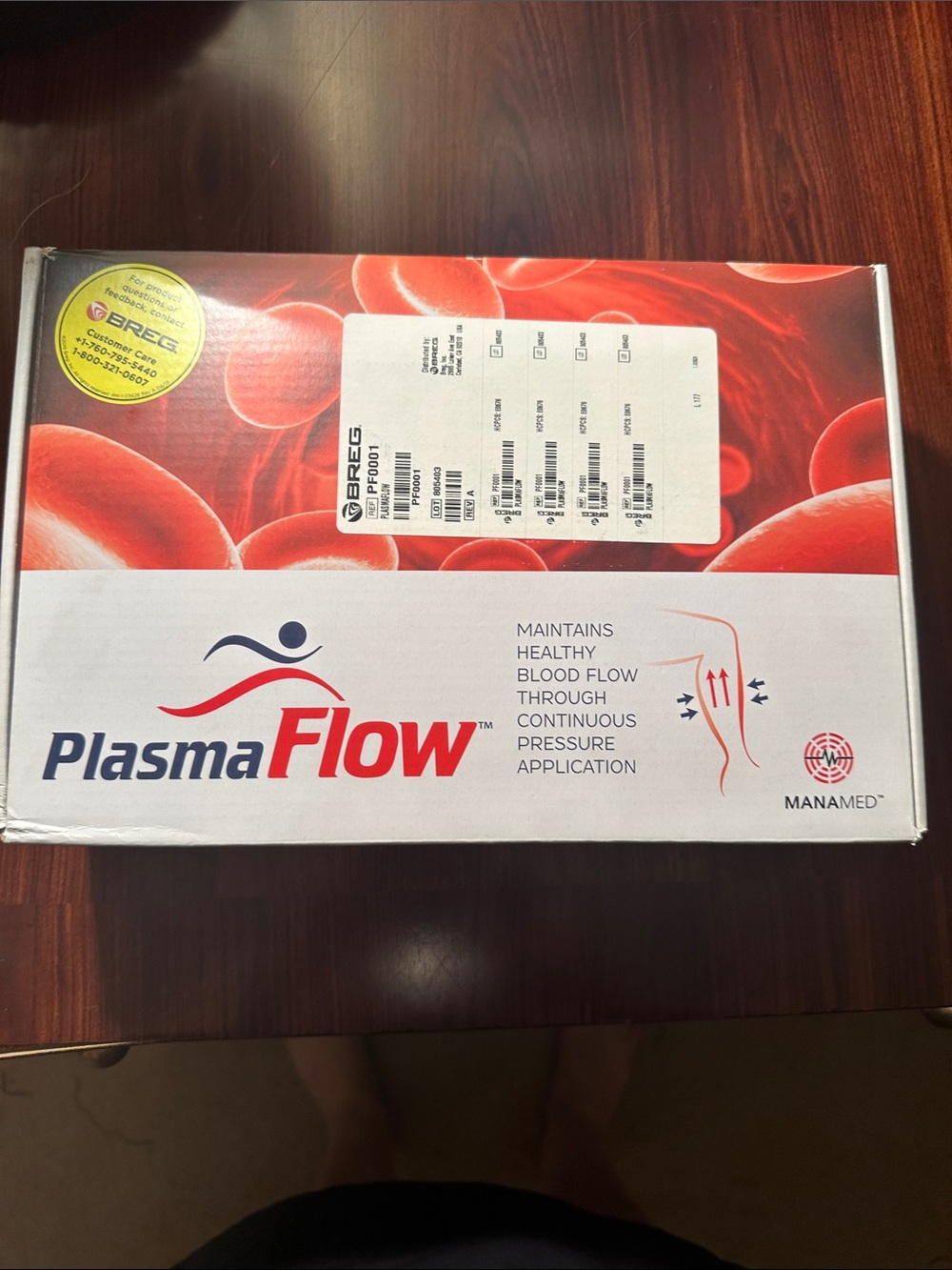 MANAMED PlasmaFlow Compression Device - New Open Box
